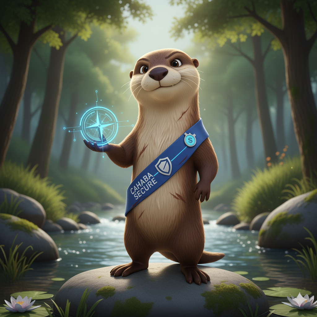Otter, the official mascot for Cahaba Secure